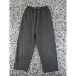 Na Nin Sweatpants Womens XS Black Relaxed Fit Raw Hem Cotton Made in USA